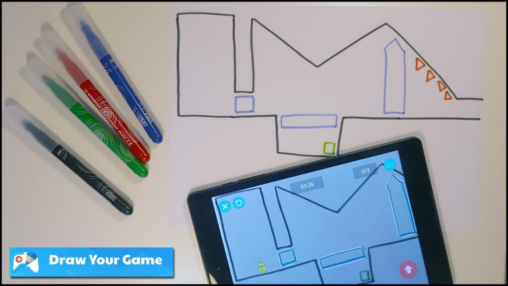 ساخت بازی در گوشی با برنامه‌ی Draw Your Game