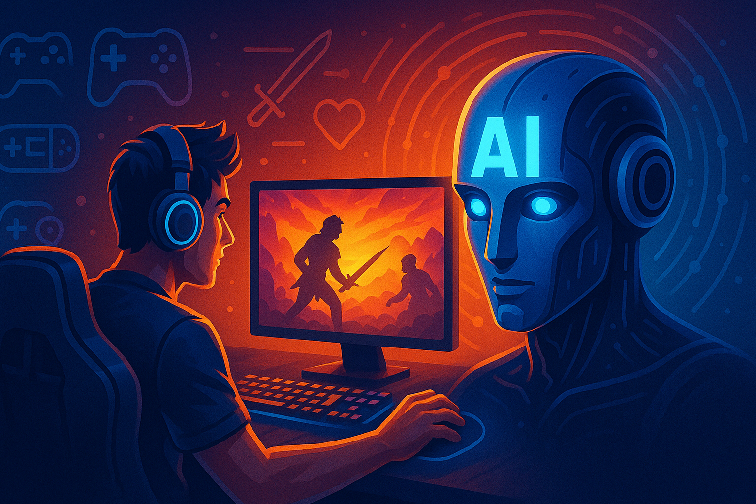تاثیر هوش مصنوعی برای گیمر ها
