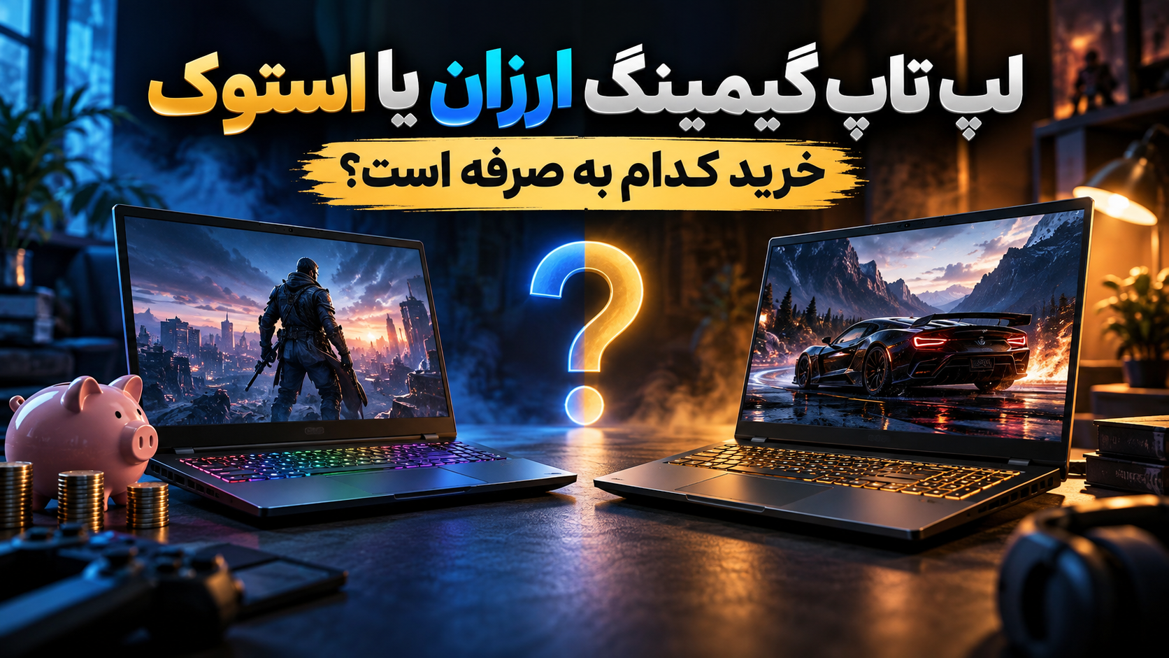 لپ تاپ گیمینگ ارزان یا استوک | خرید کدام به صرفه است؟